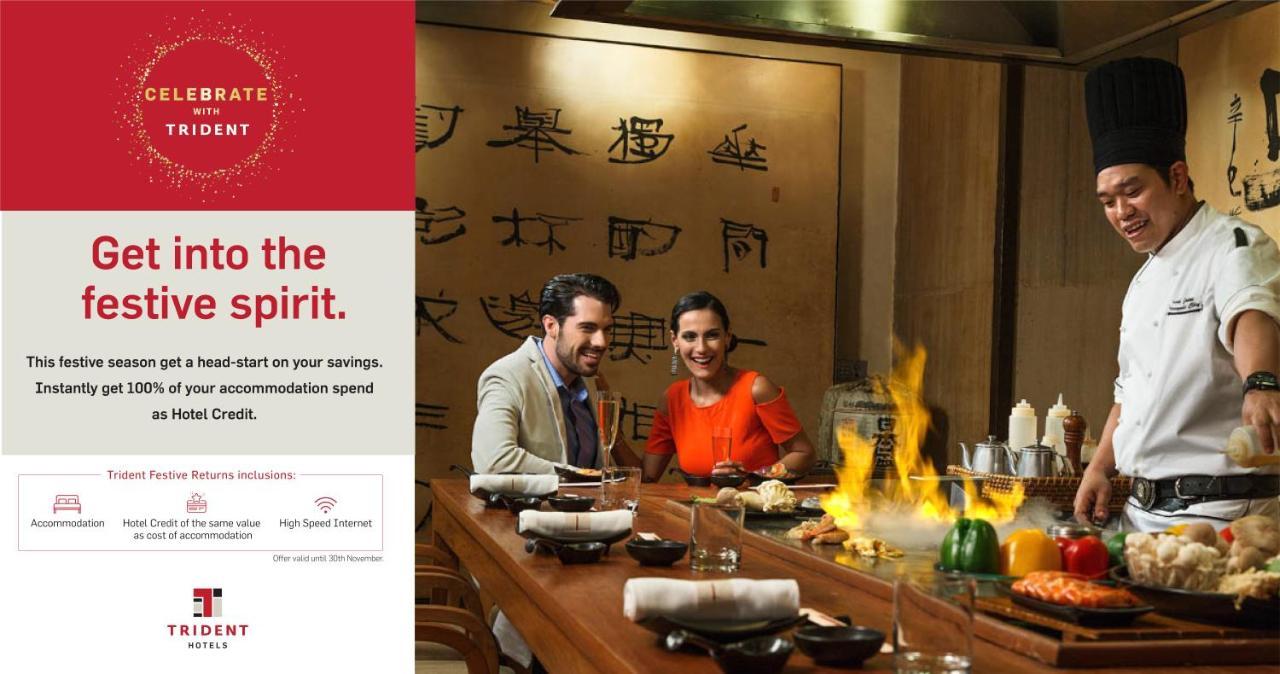 فندق ترايدنت ناريمان بوينت مومباي المظهر الخارجي الصورة A restaurant in the hotel